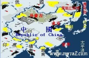 红色警戒2地图中国领土:中国领土2.7体验版
