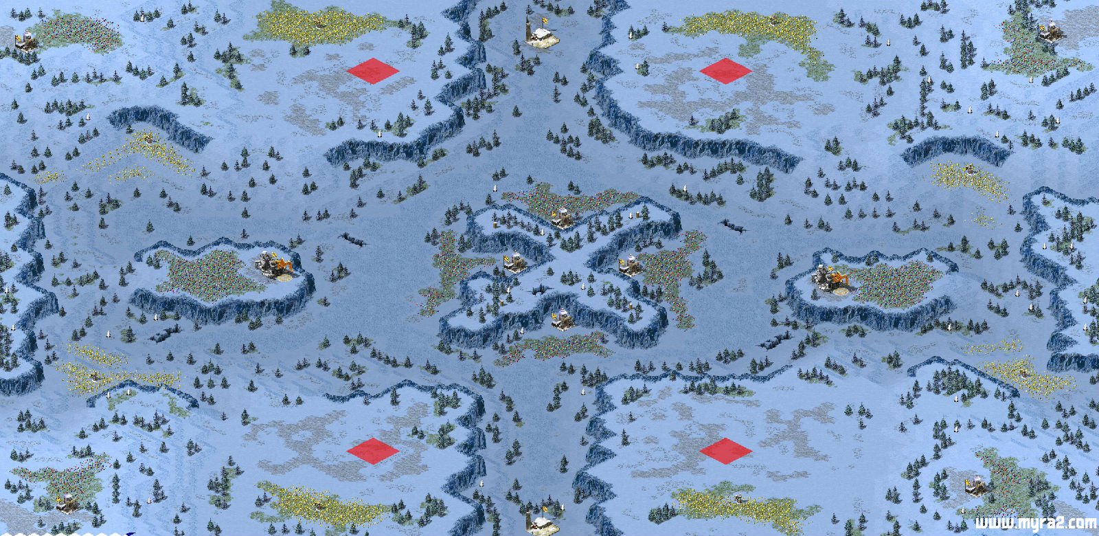 尤里的复仇地图Ice Forge