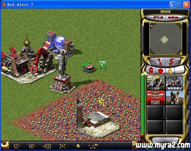 红色警戒2MP3新单位地图