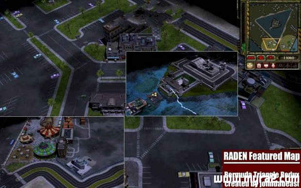 红色警戒3地图:百慕大三角