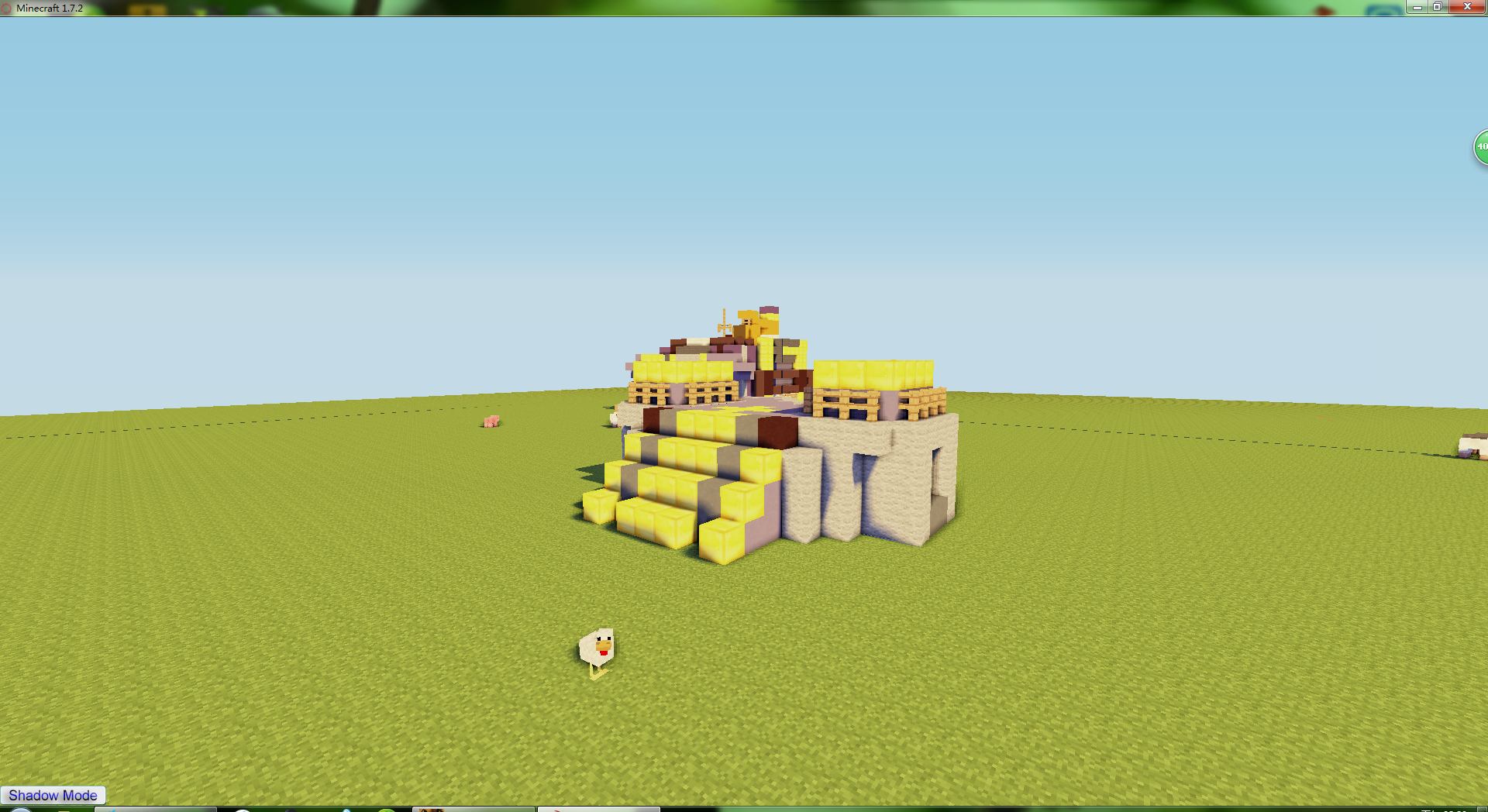 Minecraft���ɫ����3�˾����ذڷ�ͼ