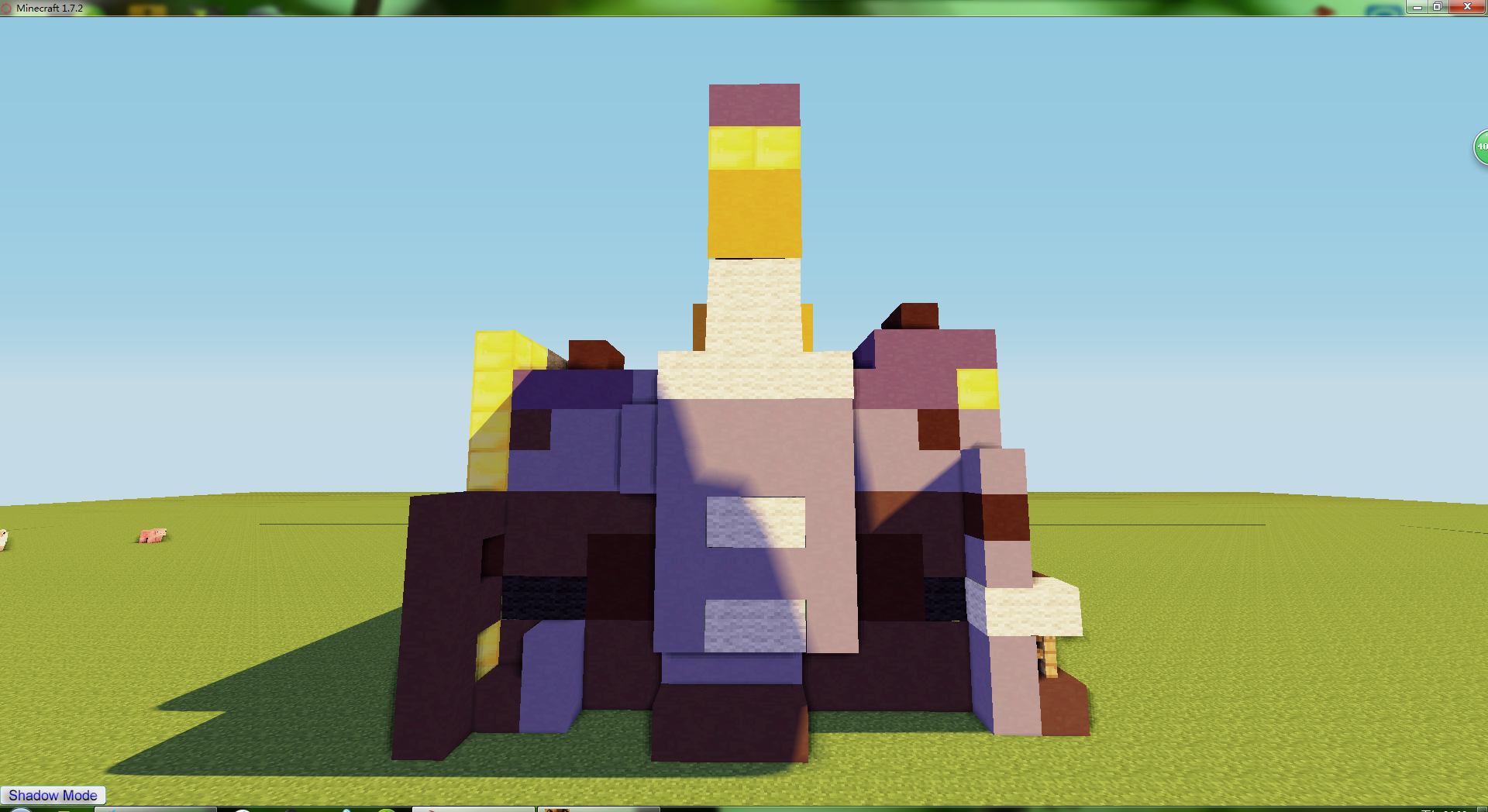 Minecraft���ɫ����3�˾����ذڷ�ͼ