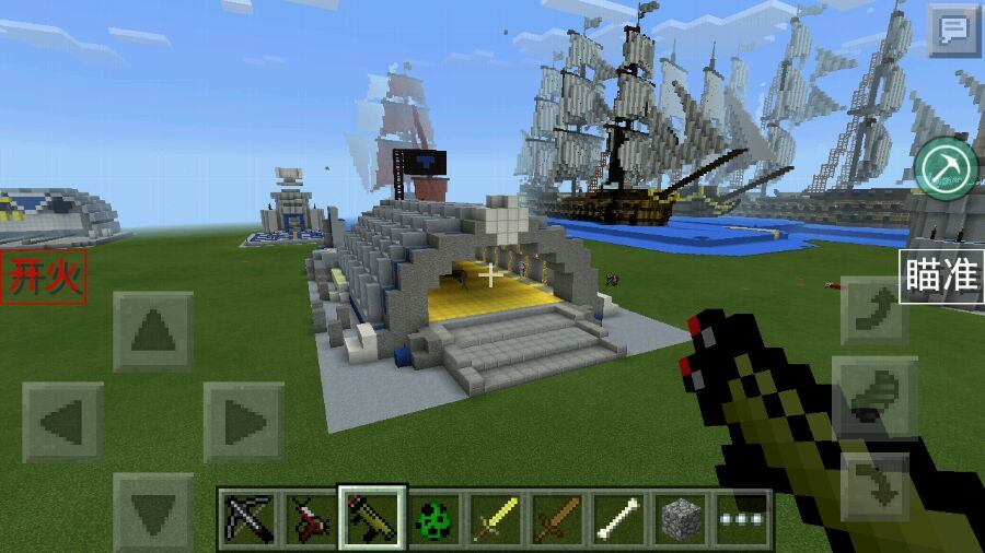Minecraft���ɫ����3�˾����ذڷ�ͼ