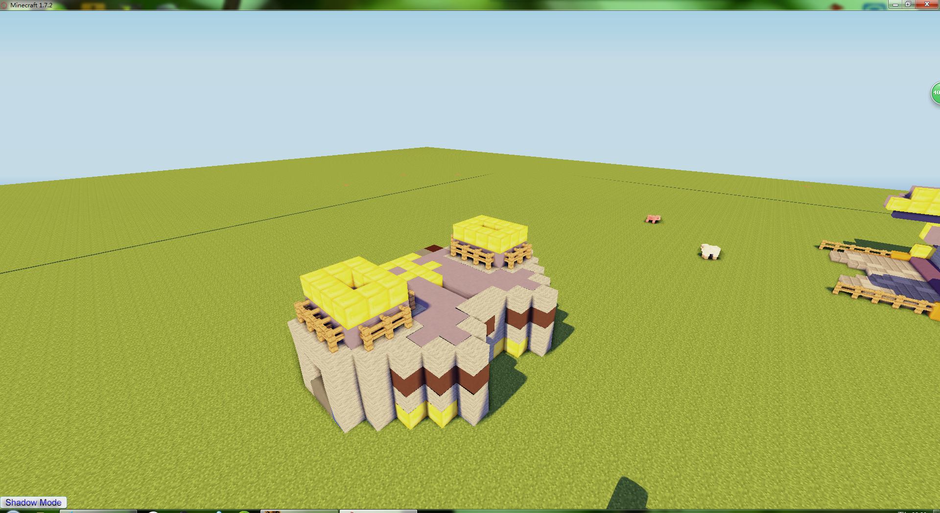 Minecraft���ɫ����3�˾����ذڷ�ͼ