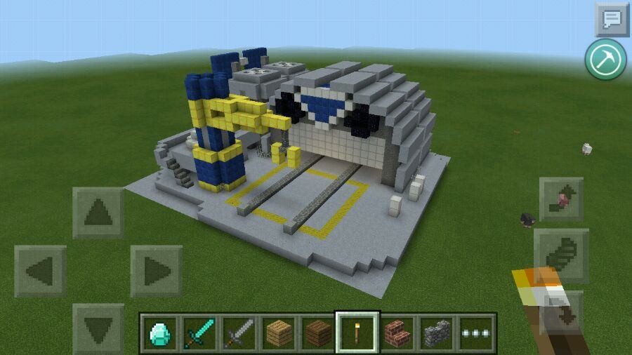 Minecraft���ɫ����3�˾����ذڷ�ͼ
