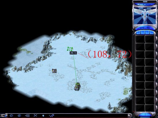 红色警戒2（含共和国之辉）冰天雪地坐标点的用法