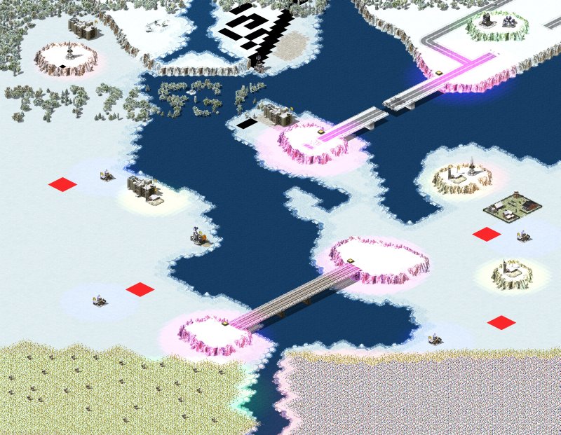 尤里的复仇变态地图:冰封世界